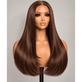 Cocoa Sleek 20" #4 Brown Straight Wig